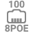 8x 100Mbps PoE